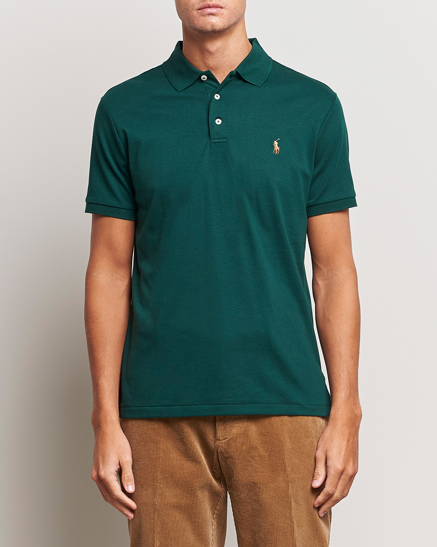 Herr | Pikéer | Polo Ralph Lauren | Luxury Pima Cotton Polo Hunt Club Green