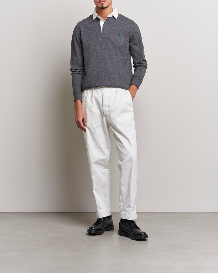 Herr | Tröjor | Polo Ralph Lauren | Jersey Rugger Barclay Heather
