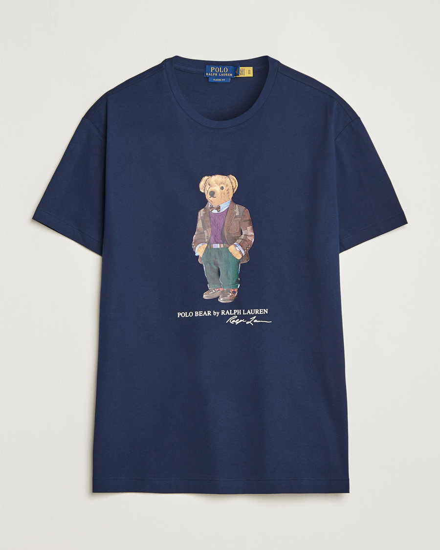 Herr | T-Shirts | Polo Ralph Lauren | Printed Heritage Bear T-Shirt Cruise Navy