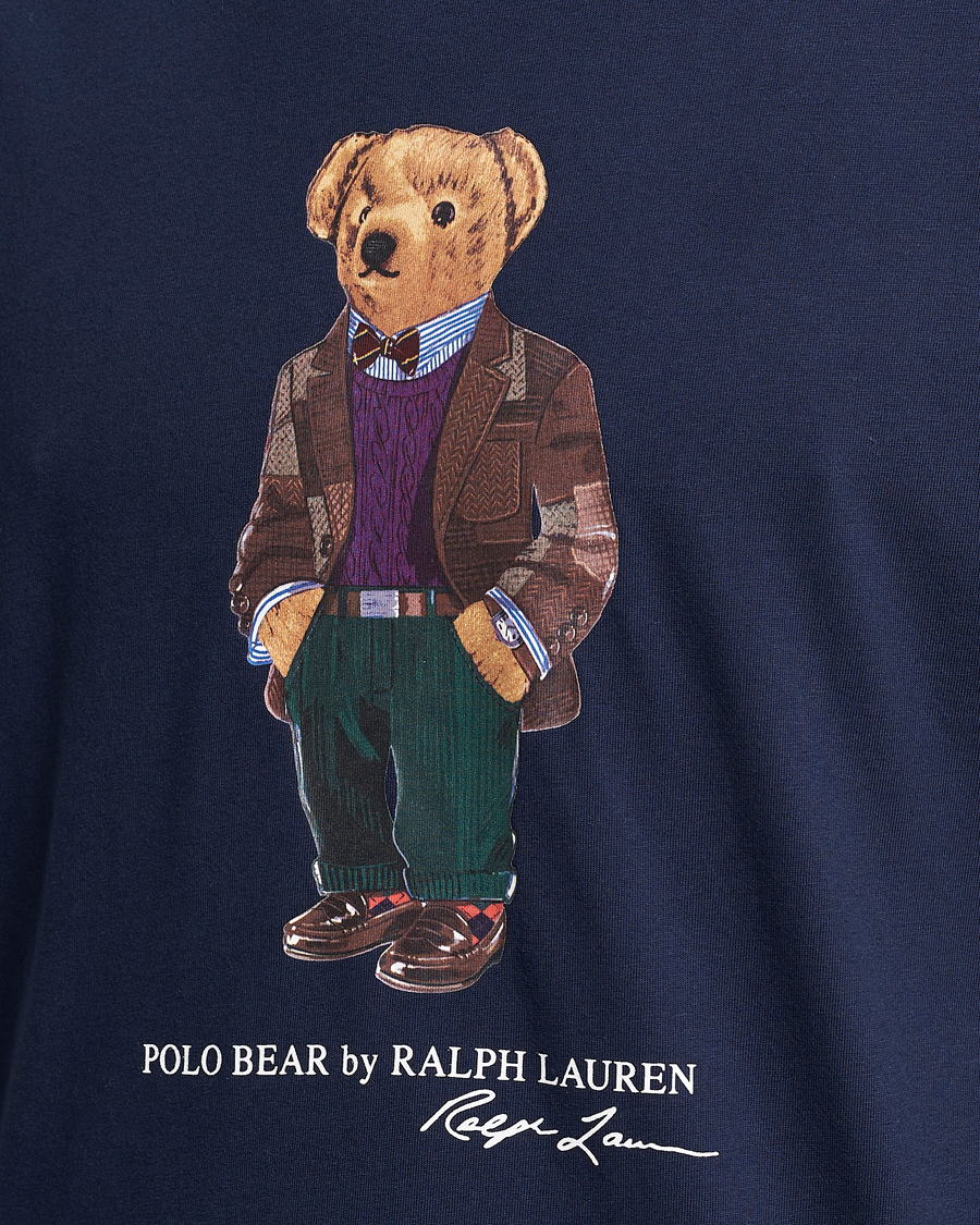 Herr | T-Shirts | Polo Ralph Lauren | Printed Heritage Bear T-Shirt Cruise Navy