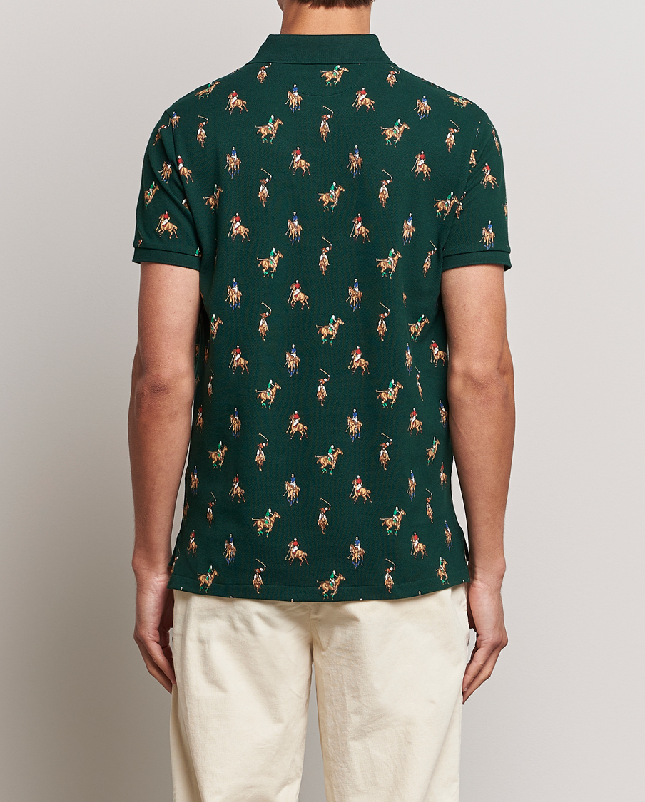 Herr | Pikéer | Polo Ralph Lauren | Custom Slim Fit Game Day Polo Hunt Club Green