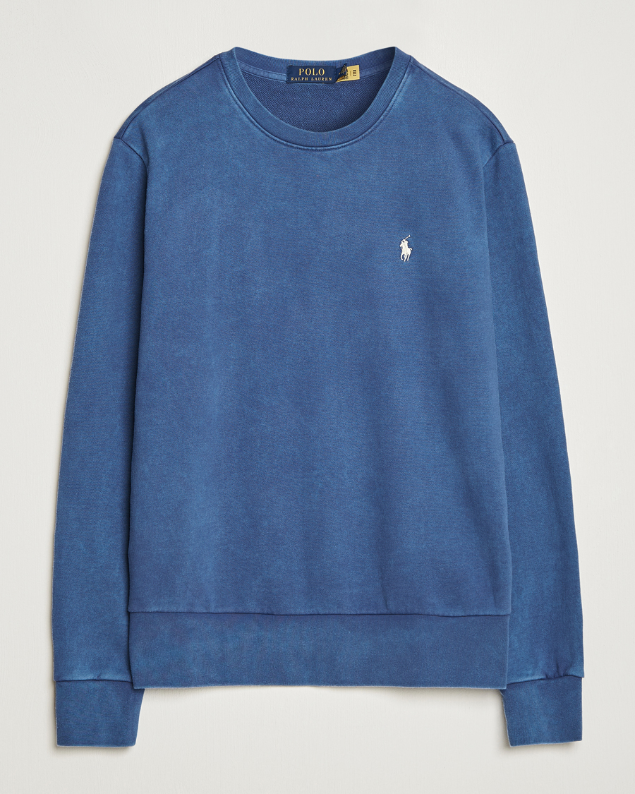 Herr | Tröjor | Polo Ralph Lauren | Loopback Terry Crew Neck Sweatshirt Light Navy
