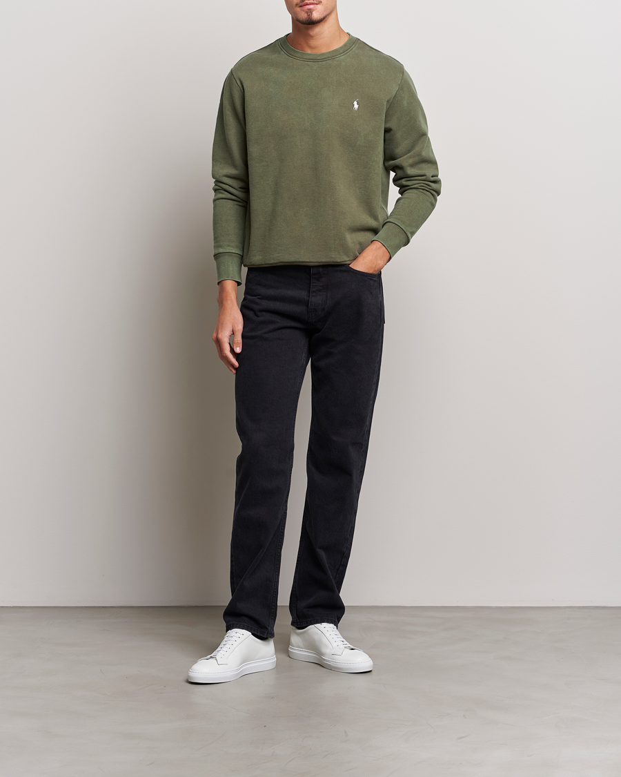 Herr | Tröjor | Polo Ralph Lauren | Loopback Terry Crew Neck Sweatshirt Defender Green