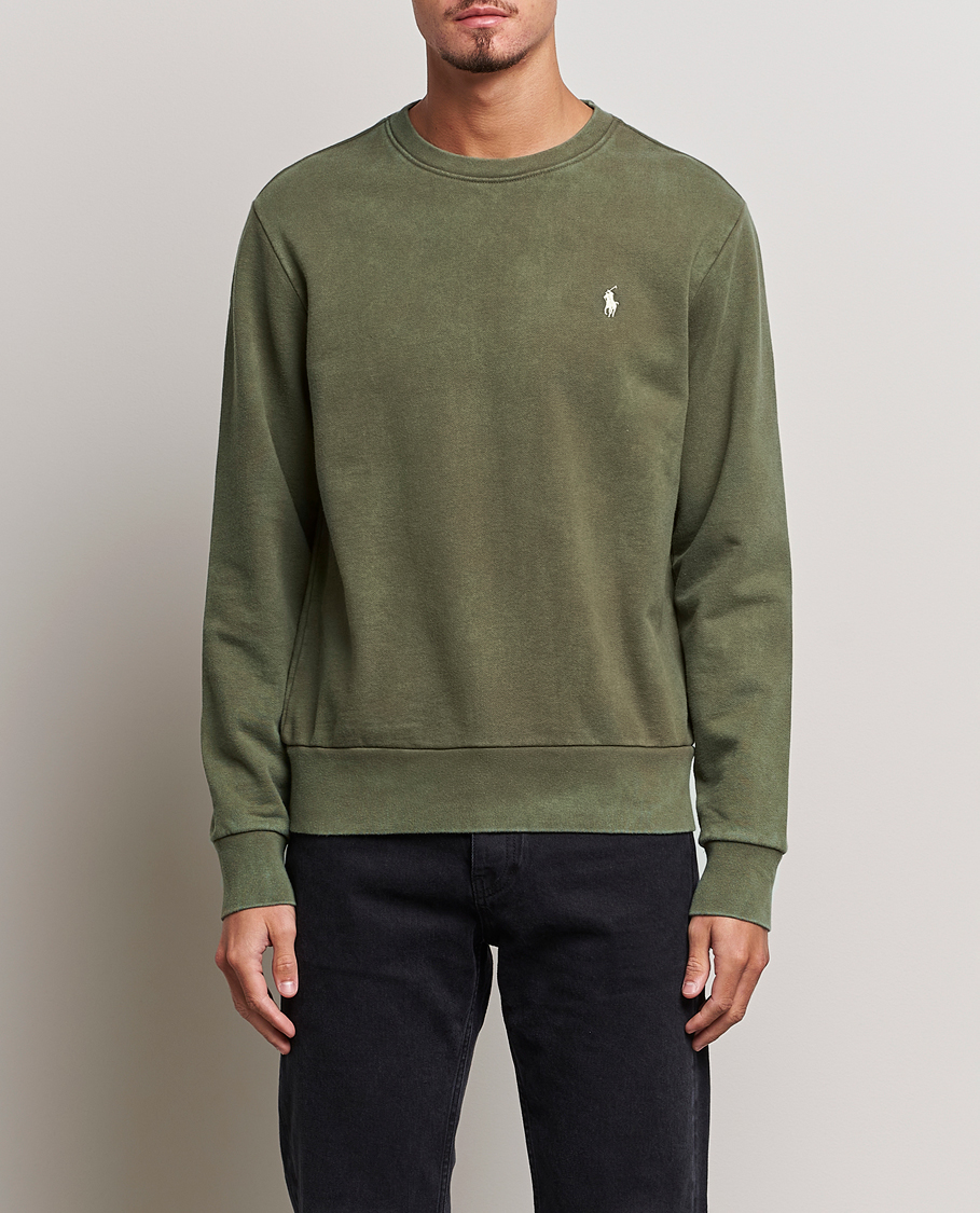 Herr | Sweatshirts | Polo Ralph Lauren | Loopback Terry Crew Neck Sweatshirt Defender Green