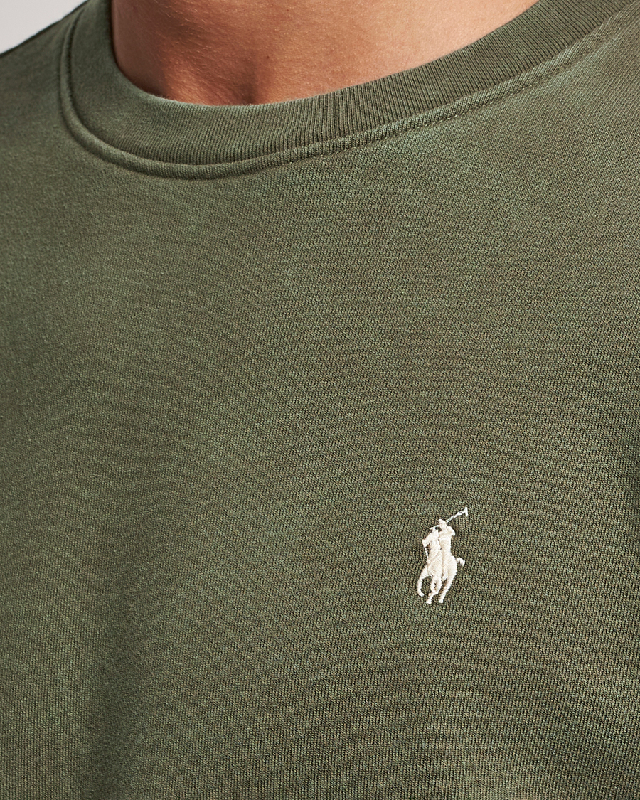 Herr | Tröjor | Polo Ralph Lauren | Loopback Terry Crew Neck Sweatshirt Defender Green