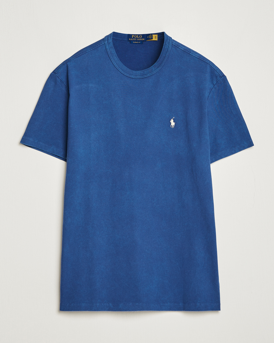 Herr | T-Shirts | Polo Ralph Lauren | Loopback Crew Neck T-Shirt Light Navy