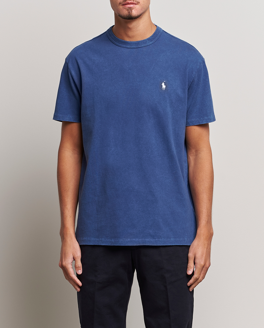 Herr | T-Shirts | Polo Ralph Lauren | Loopback Crew Neck T-Shirt Light Navy