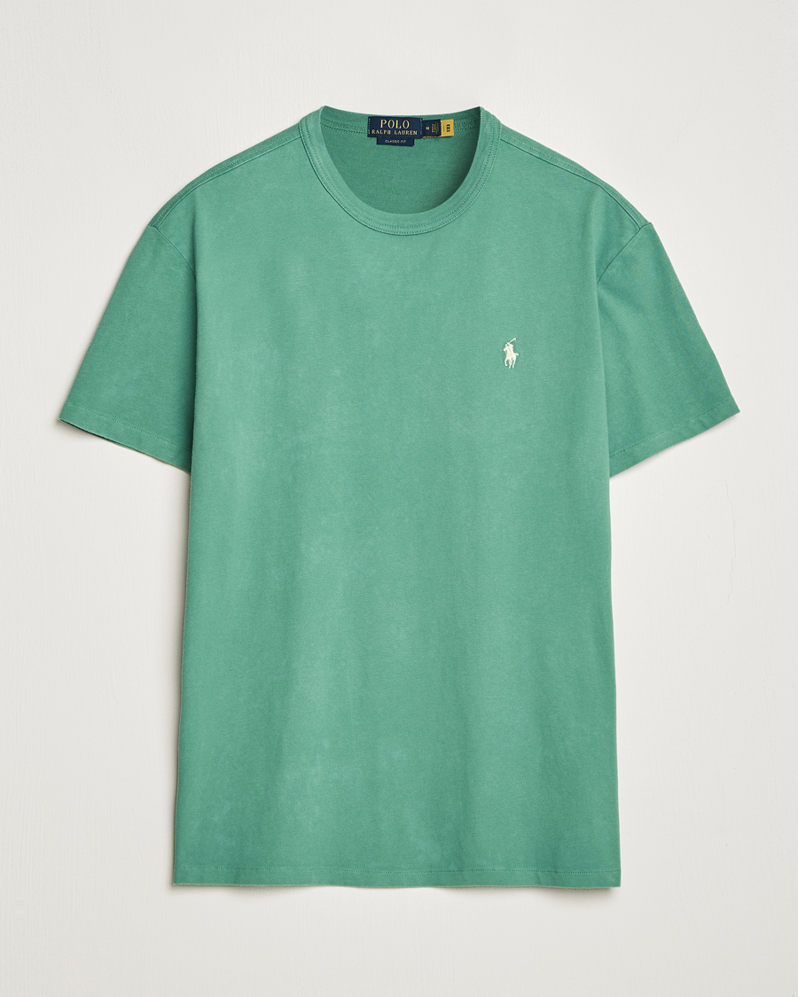 Herr | T-Shirts | Polo Ralph Lauren | Loopback Crew Neck T-Shirt Fairway Green