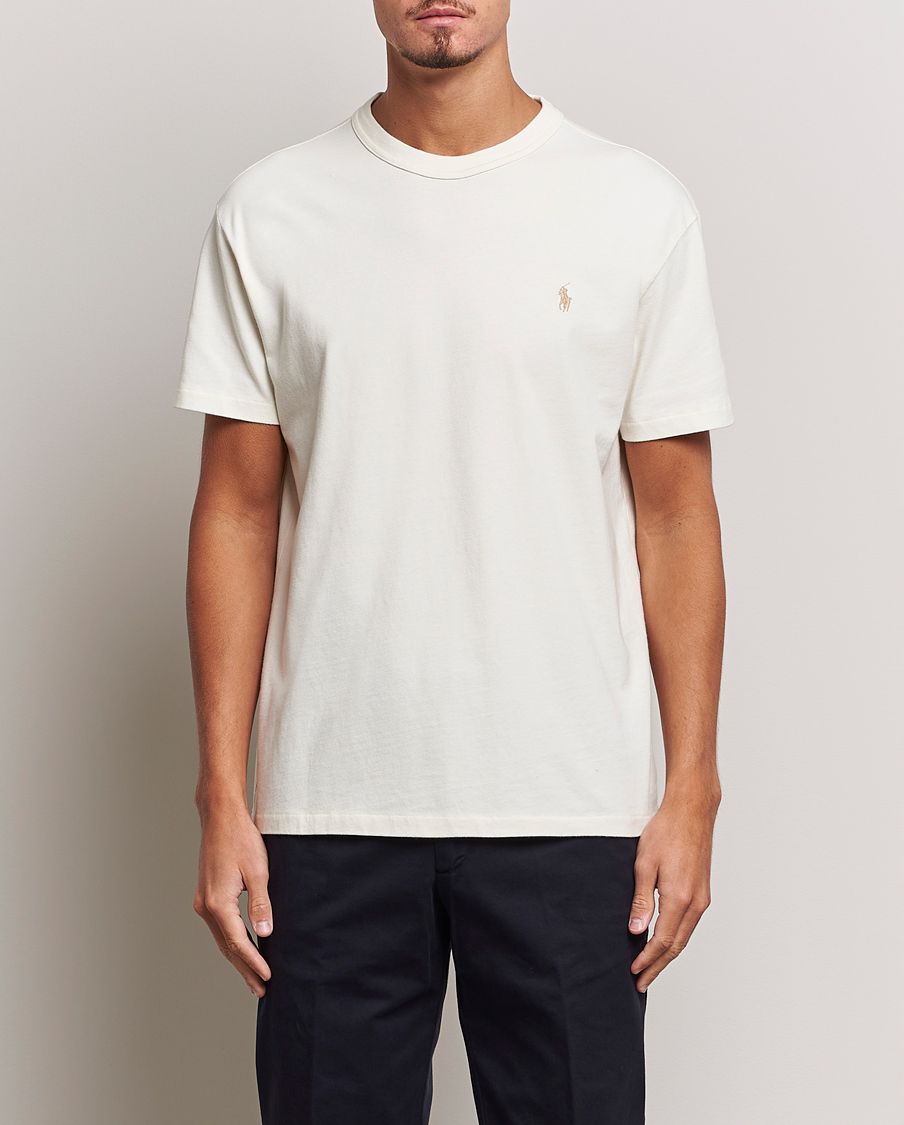 Herr | Vita t-shirts | Polo Ralph Lauren | Loopback Crew Neck T-Shirt Clubhouse Cream