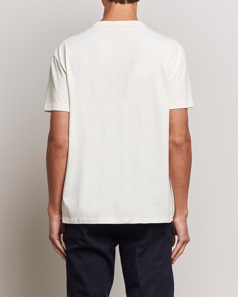Herr | T-Shirts | Polo Ralph Lauren | Loopback Crew Neck T-Shirt Clubhouse Cream