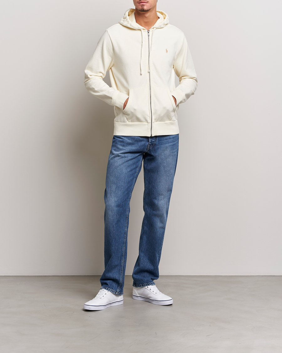 Herr | Tröjor | Polo Ralph Lauren | Loopback Terry Full-Zip Hoodie Clubhouse Cream