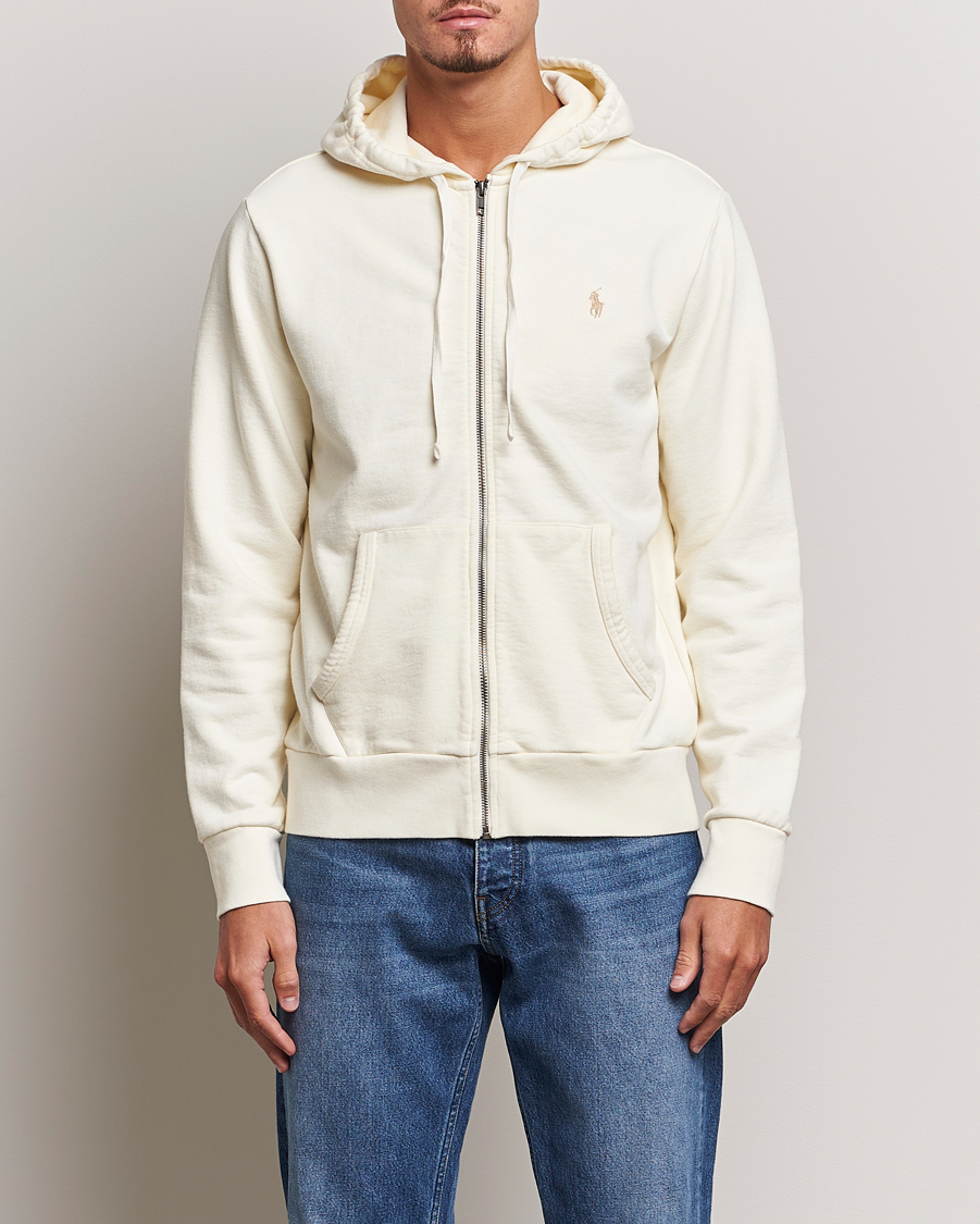 Herr | Rea kläder | Polo Ralph Lauren | Loopback Full Zip Hoodie Clubhouse Cream