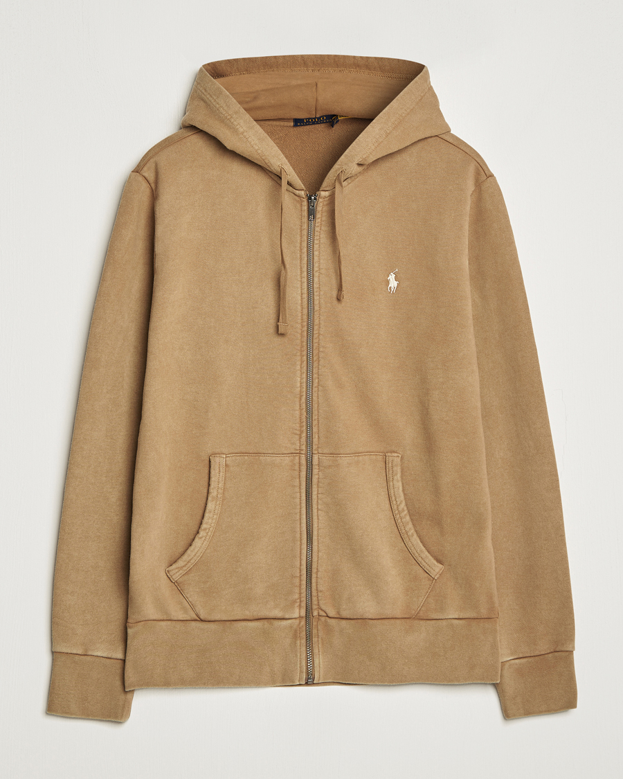 Herr | Tröjor | Polo Ralph Lauren | Loopback Full Zip Hoodie Rustic Tan