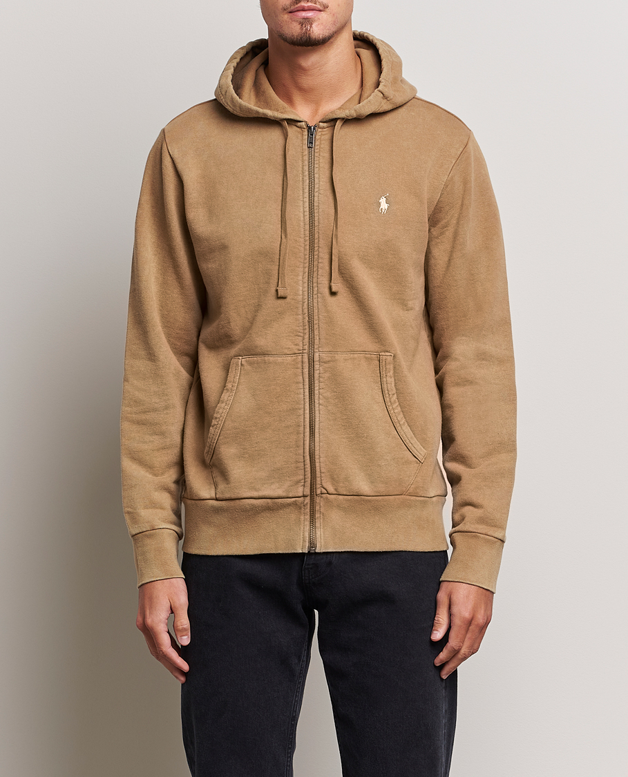 Herr | Tröjor | Polo Ralph Lauren | Loopback Full Zip Hoodie Rustic Tan