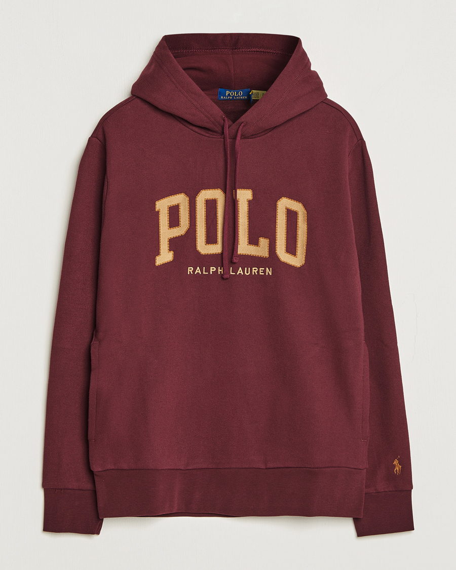 Herr | Tröjor | Polo Ralph Lauren | RL Fleece Logo Hoodie Harvard Wine