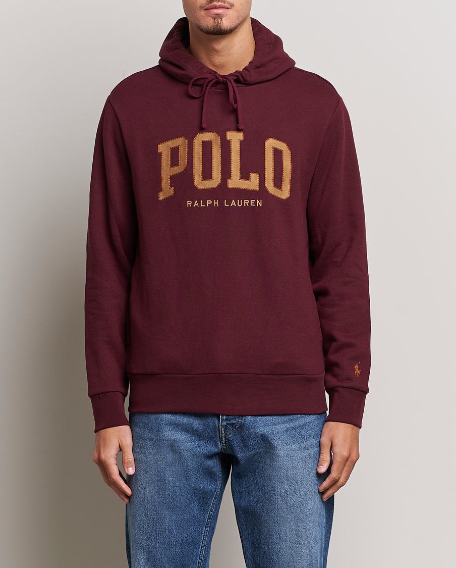 Herr | Tröjor | Polo Ralph Lauren | RL Fleece Logo Hoodie Harvard Wine