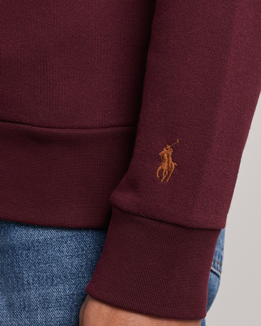 Herr | Tröjor | Polo Ralph Lauren | RL Fleece Logo Hoodie Harvard Wine