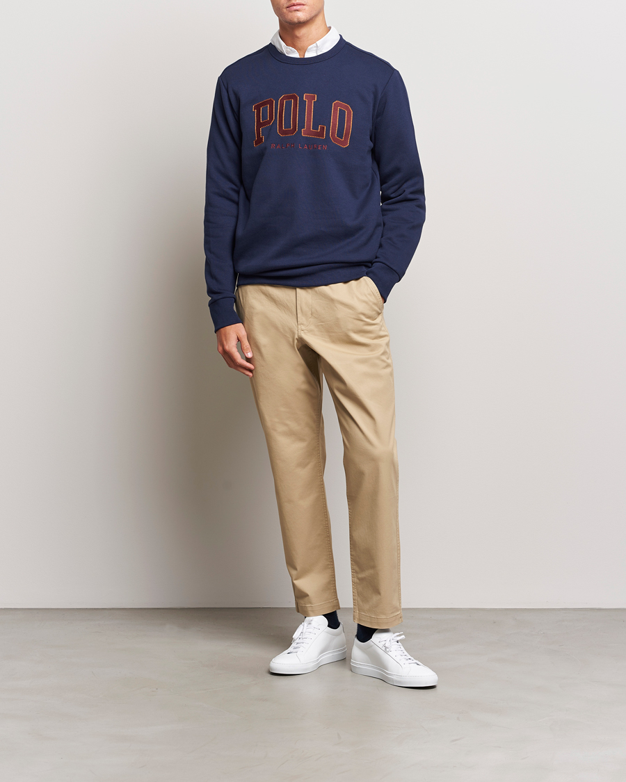 Herr | Tröjor | Polo Ralph Lauren | RL Fleece Logo Sweatshirt Cruise Navy
