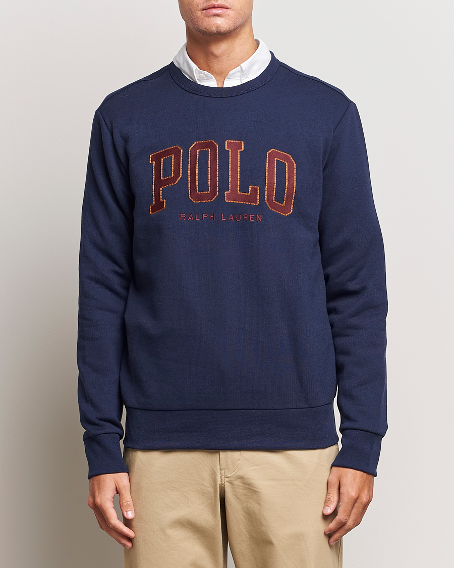 Herr | Tröjor | Polo Ralph Lauren | RL Fleece Logo Sweatshirt Cruise Navy