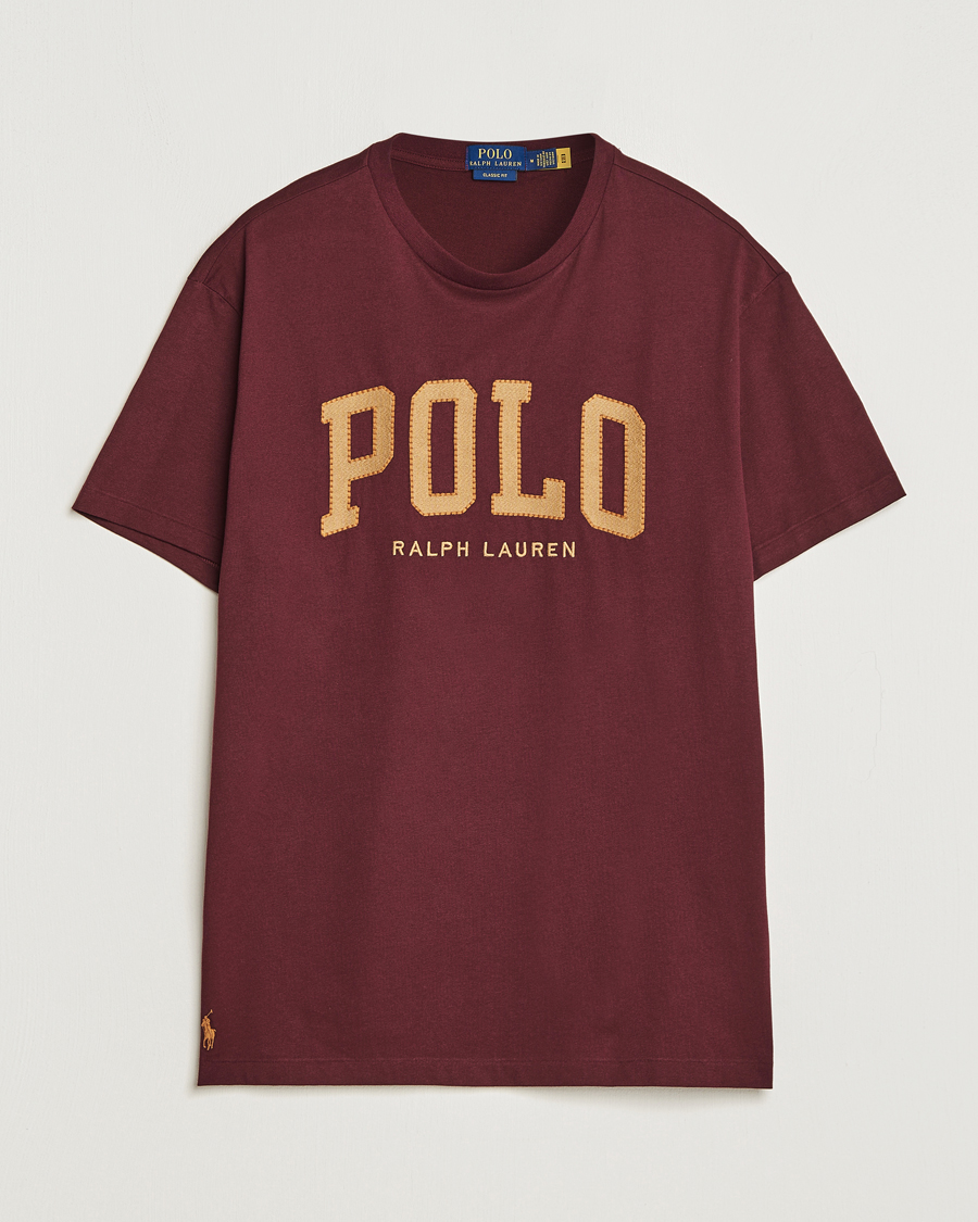 Herr | T-Shirts | Polo Ralph Lauren | Logo Crew Neck T-Shirt Harvard Wine