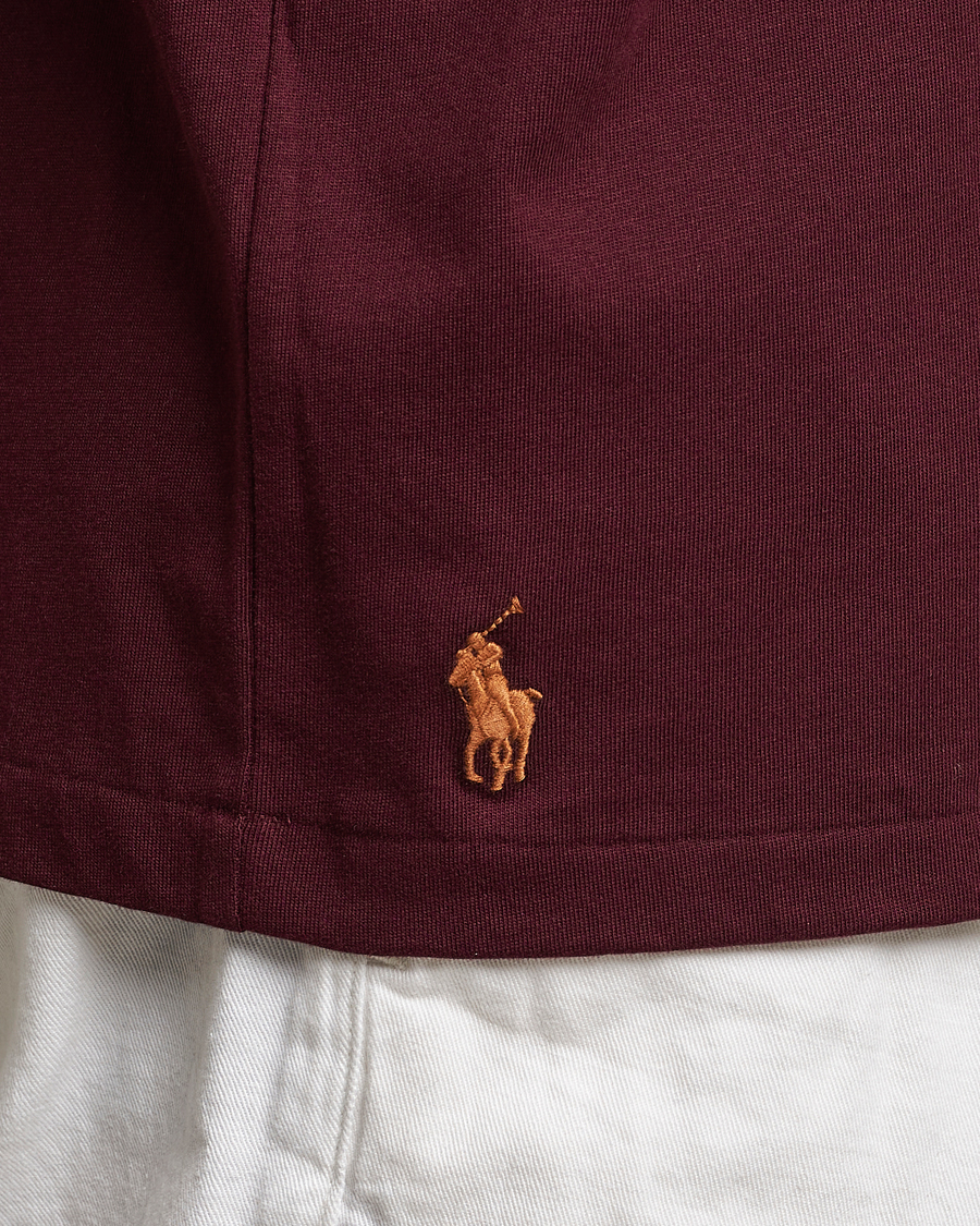 Herr | T-Shirts | Polo Ralph Lauren | Logo Crew Neck T-Shirt Harvard Wine