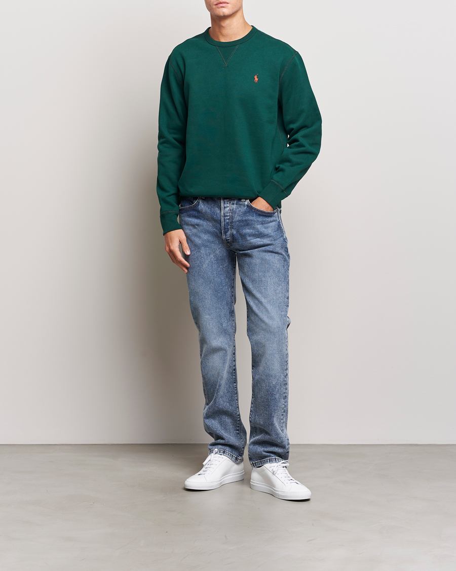 Herr | Tröjor | Polo Ralph Lauren | Crew Neck Sweatshirt Hunt Club Green