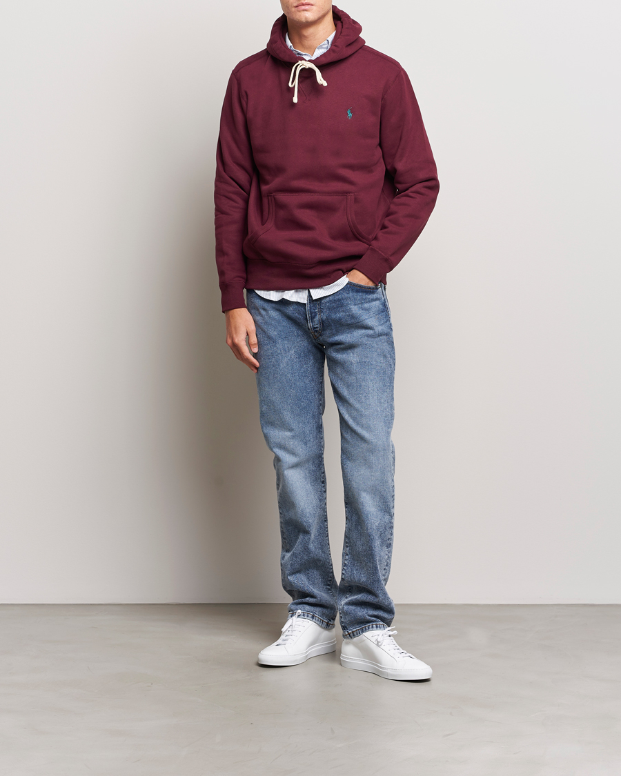 Herr | Tröjor | Polo Ralph Lauren | RL Fleece Hoodie Harvard Wine