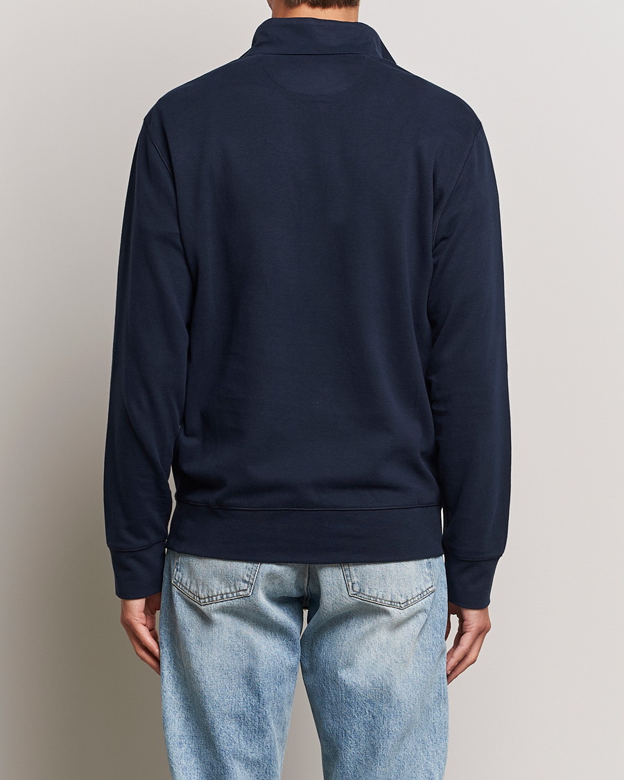 Herr | Tröjor | Polo Ralph Lauren | Tech Double Knit Half Zip Aviator Navy
