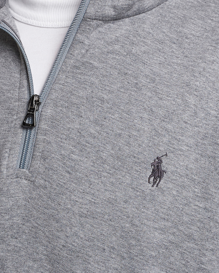 Herr | Tröjor | Polo Ralph Lauren | Tech Double Knit Half Zip Steel Heather