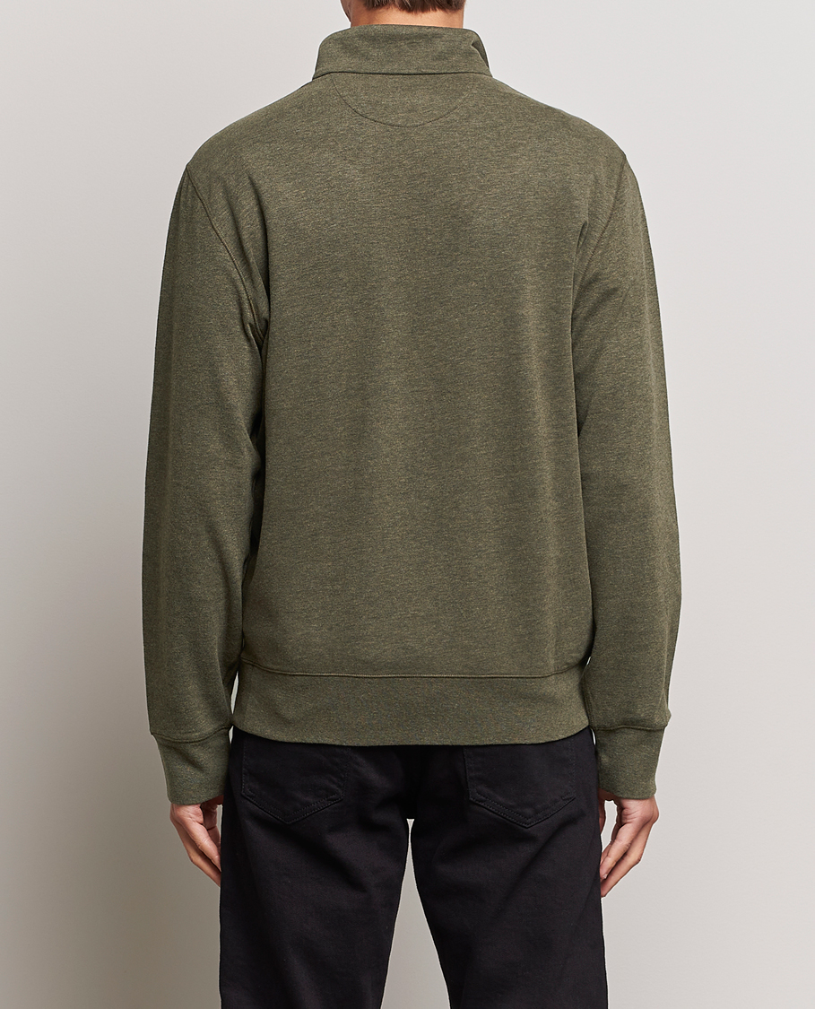 Herr | Tröjor | Polo Ralph Lauren | Tech Double Knit Half Zip Olive Heather