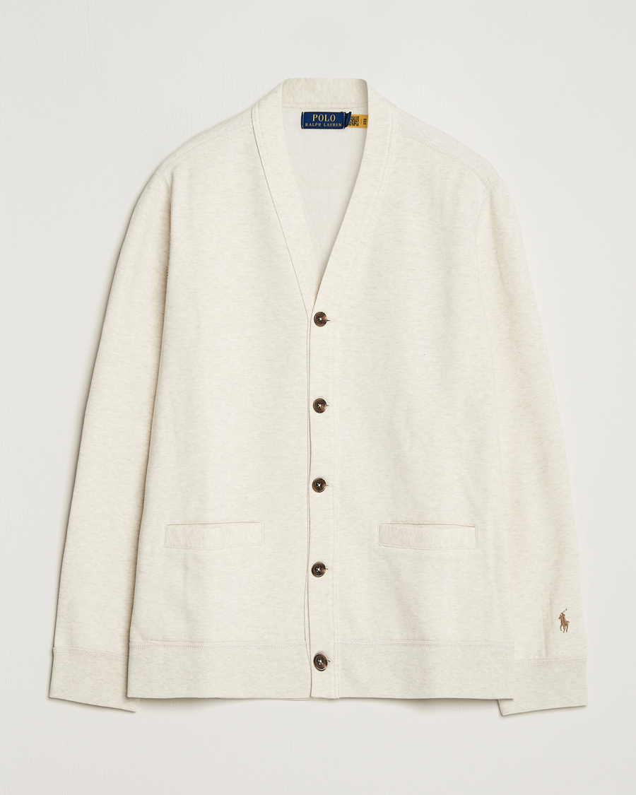Herr | Tröjor | Polo Ralph Lauren | Cotton Cardigan New Sand Heather