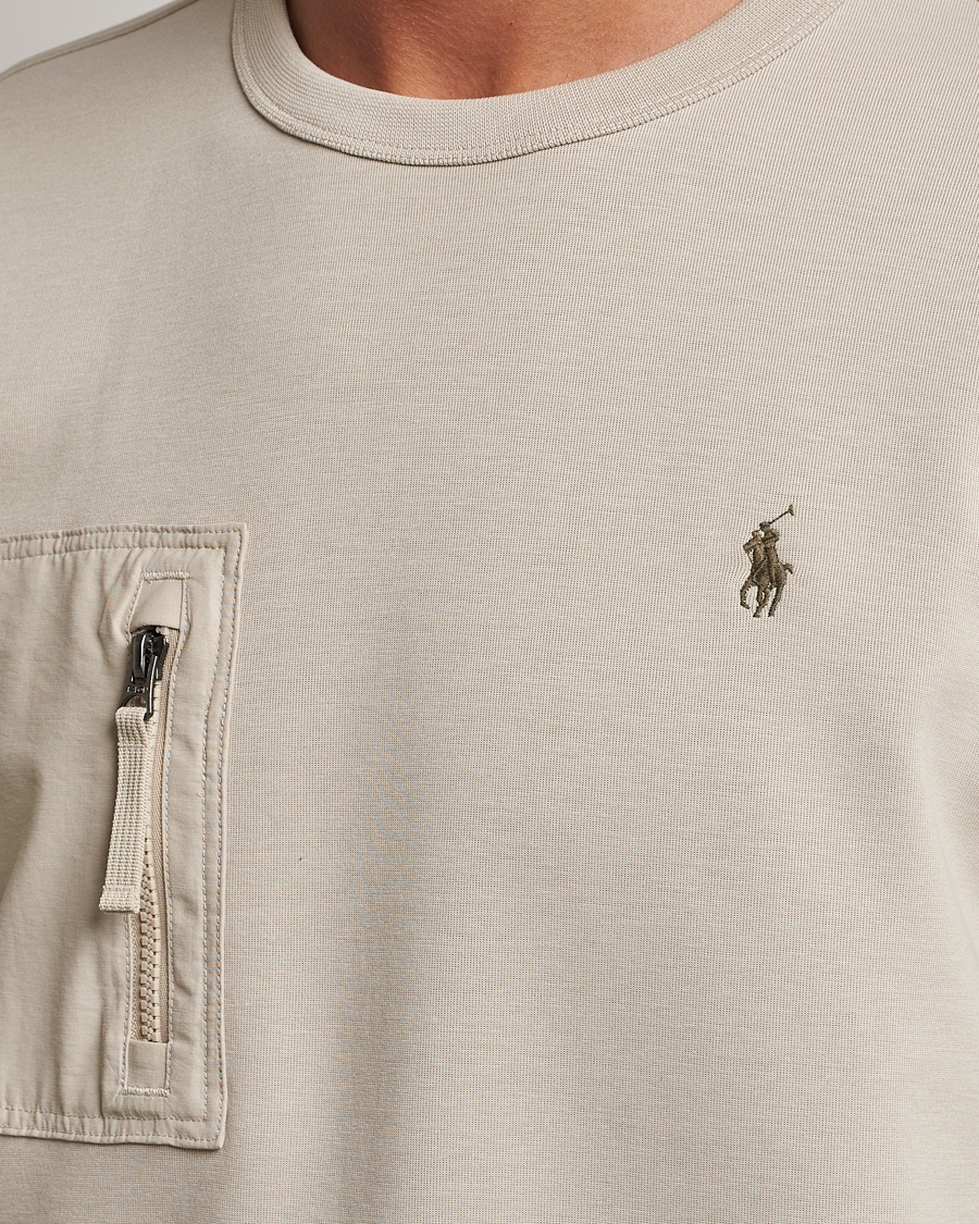 Herr | Tröjor | Polo Ralph Lauren | Double Knit Pocket Sweatshirt Classic Stone