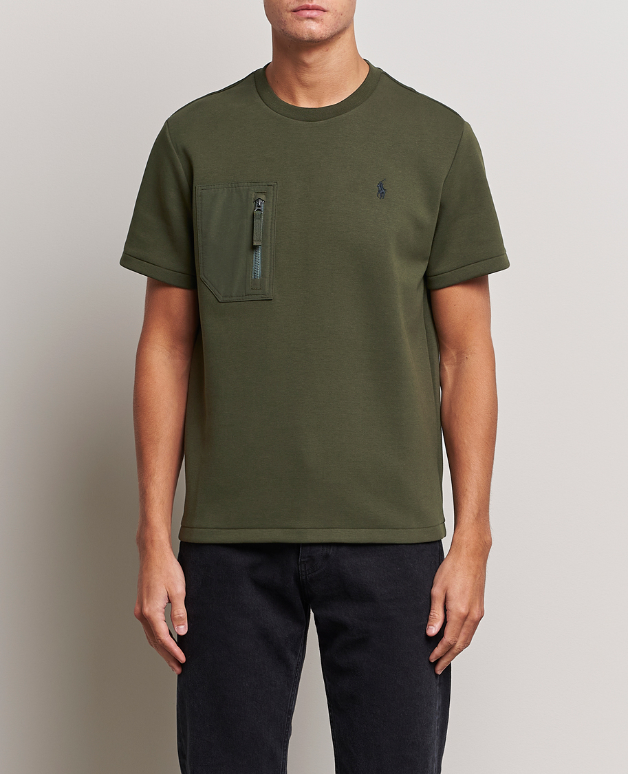 Herr | Rea kläder | Polo Ralph Lauren | Double Knit Pocket T-Shirt Company Olive