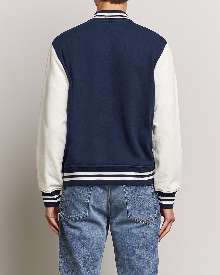 Herr | Jackor | Polo Ralph Lauren | Athletic Fleece Varsity Jacket Navy/Cream