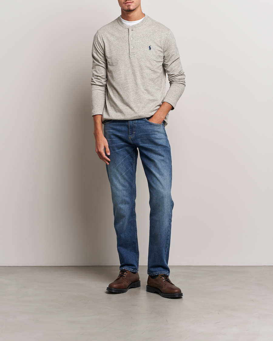 Herr | Tröjor | Polo Ralph Lauren | Slub Jersey Henley Loft Heather