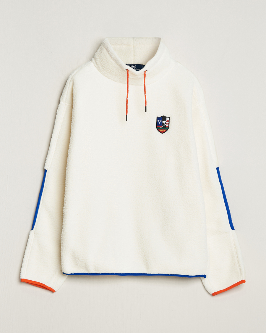Herr | Tröjor | Polo Ralph Lauren | Vintage Fleece Sweater Clubhouse Cream Multi