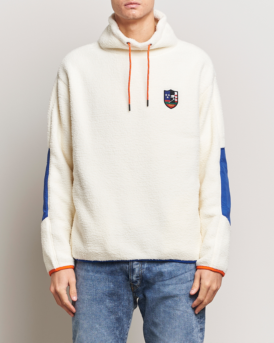Herr | Tröjor | Polo Ralph Lauren | Vintage Fleece Sweater Clubhouse Cream Multi