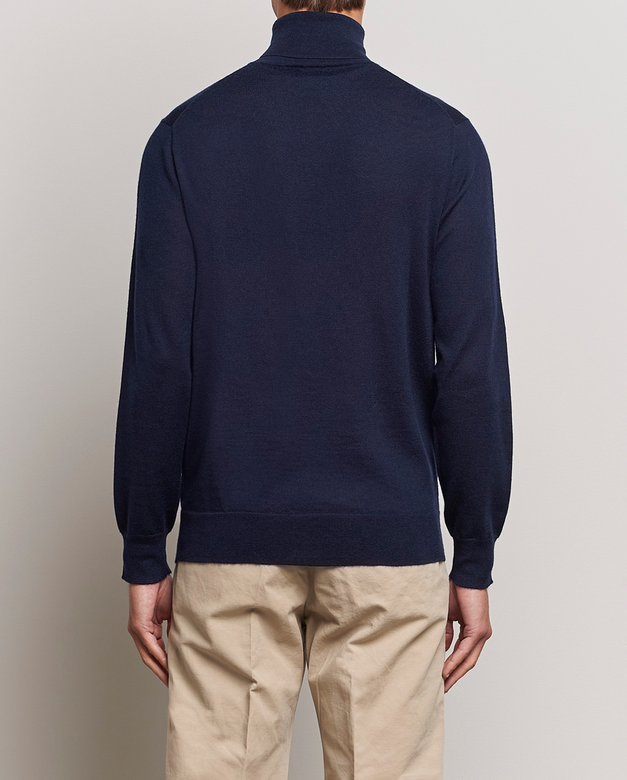 Herr | Tröjor | Polo Ralph Lauren | Merino Knitted Rollneck Hunter Navy