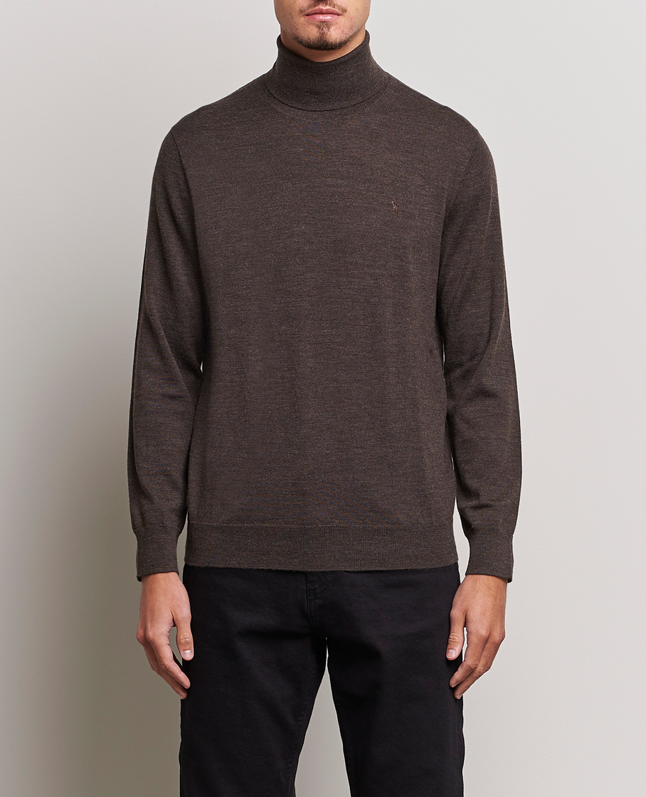 Herr |  | Polo Ralph Lauren | Merino Knitted Rollneck Brown Heather