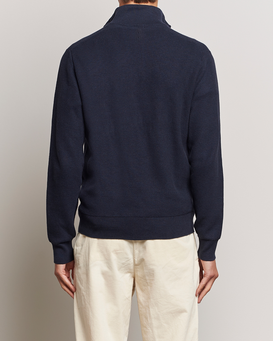 Herr | Tröjor | Polo Ralph Lauren | Textured Half Zip Navy Heather