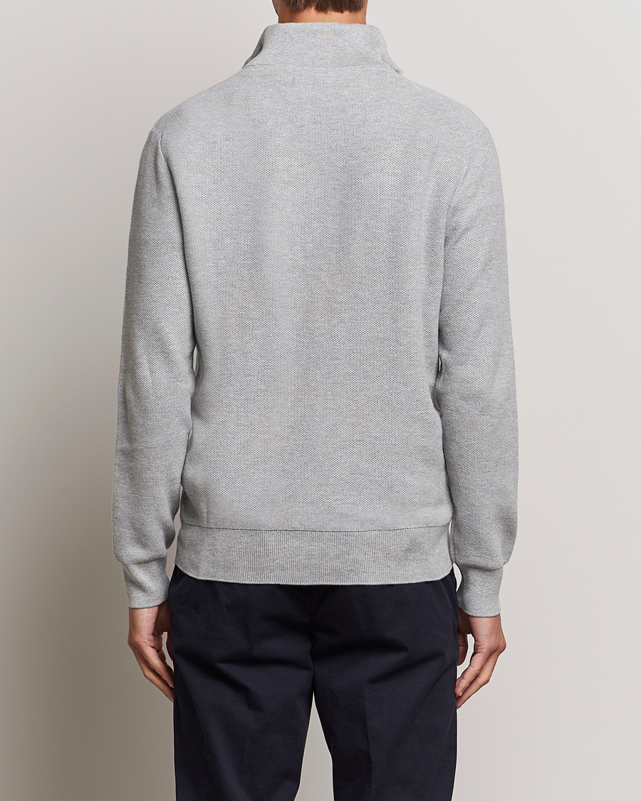 Herr | Tröjor | Polo Ralph Lauren | Textured Half Zip Andover Heather