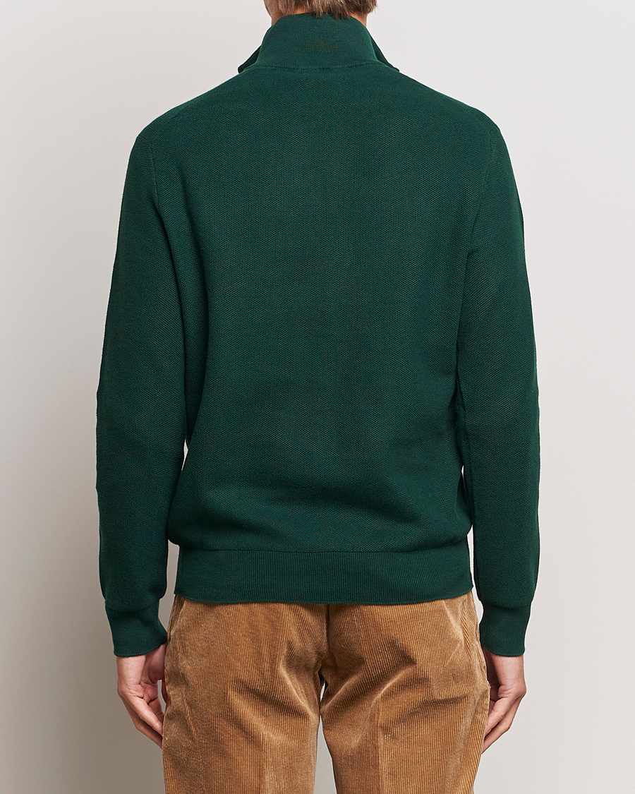 Herr | Tröjor | Polo Ralph Lauren | Textured Half Zip Hunt Club Green