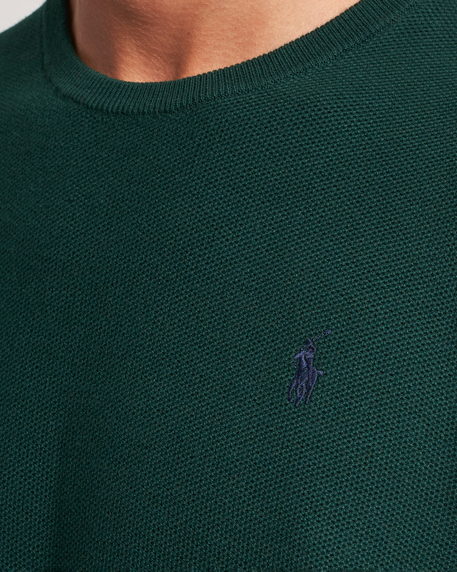 Herr | Tröjor | Polo Ralph Lauren | Textured Crew Neck Sweater Hunt Club Green
