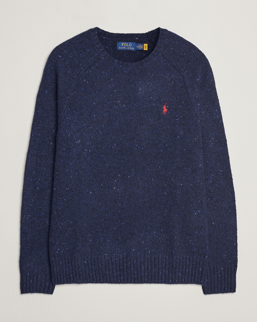 Herr | Tröjor | Polo Ralph Lauren | Wool Knitted Donegal Sweater Ancient Navy