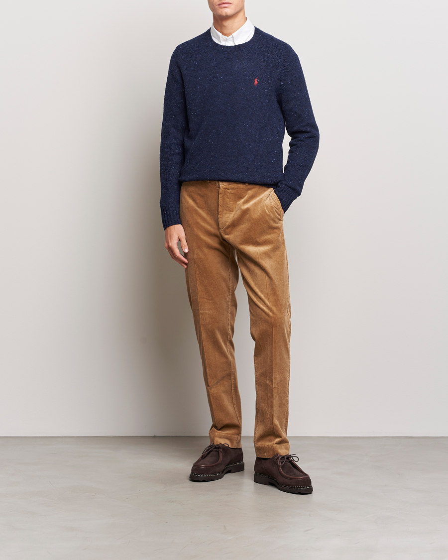Herr | Tröjor | Polo Ralph Lauren | Wool Knitted Donegal Sweater Ancient Navy