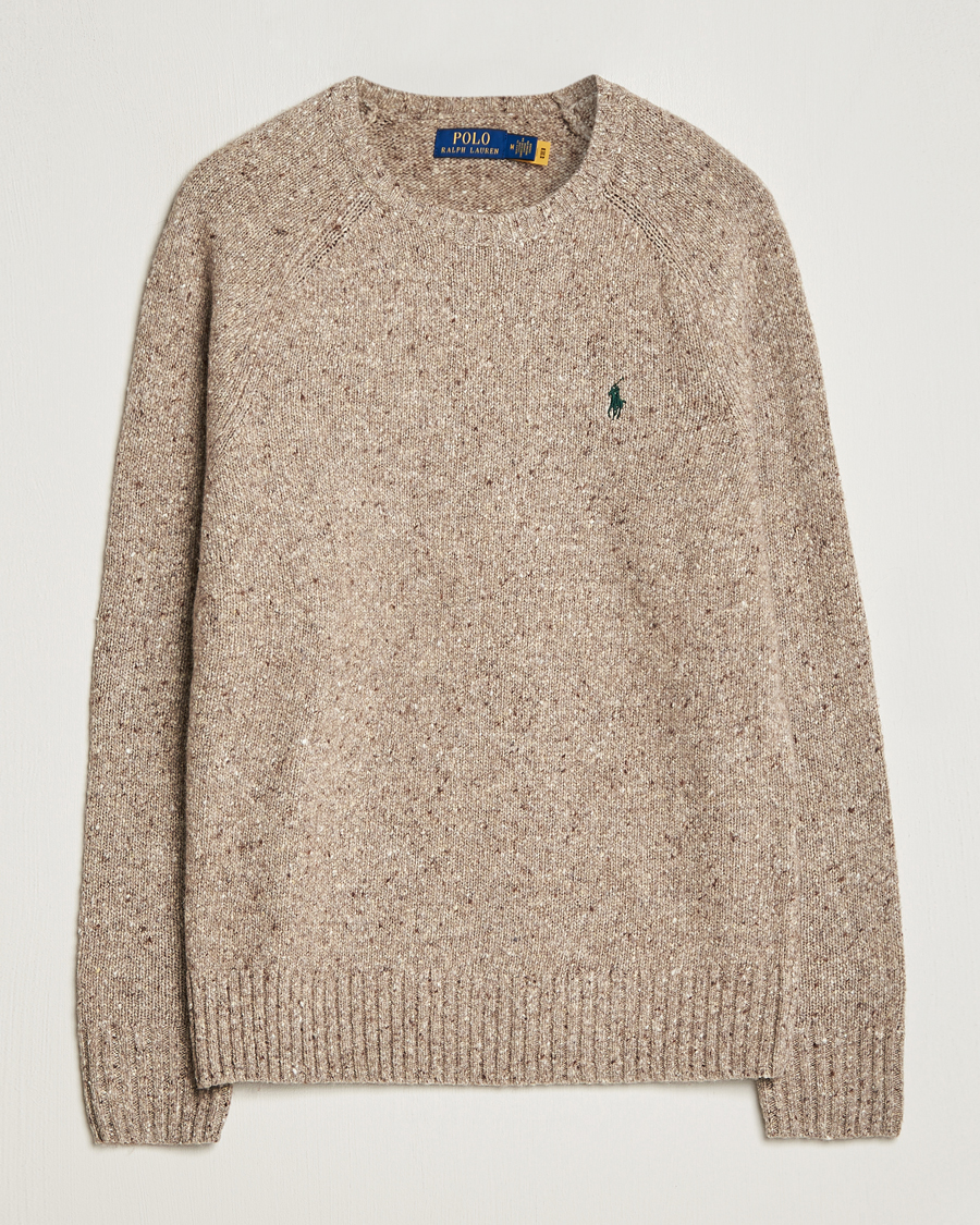 Herr | Tröjor | Polo Ralph Lauren | Wool Knitted Donegal Sweater Bark