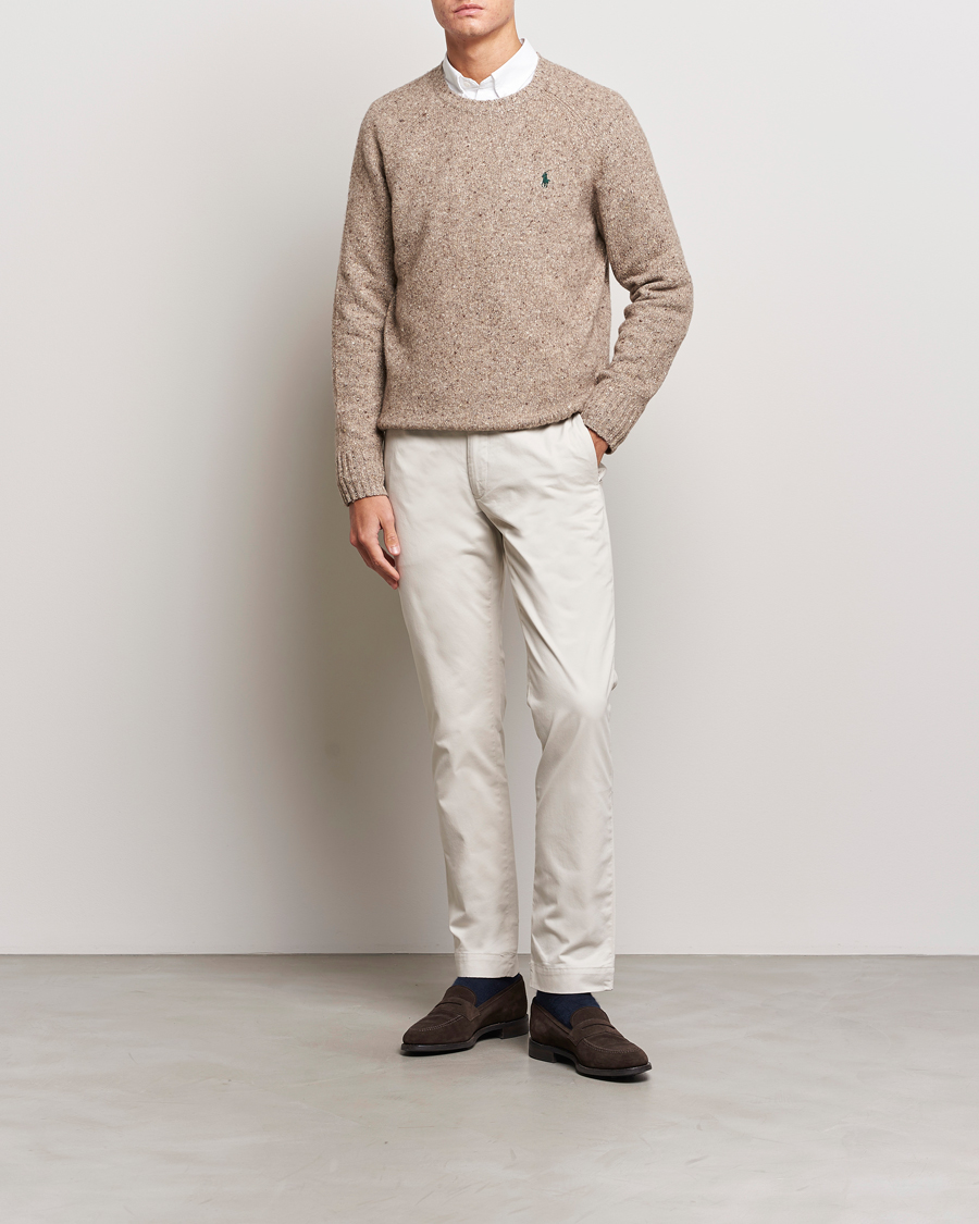 Herr | Tröjor | Polo Ralph Lauren | Wool Knitted Donegal Sweater Bark