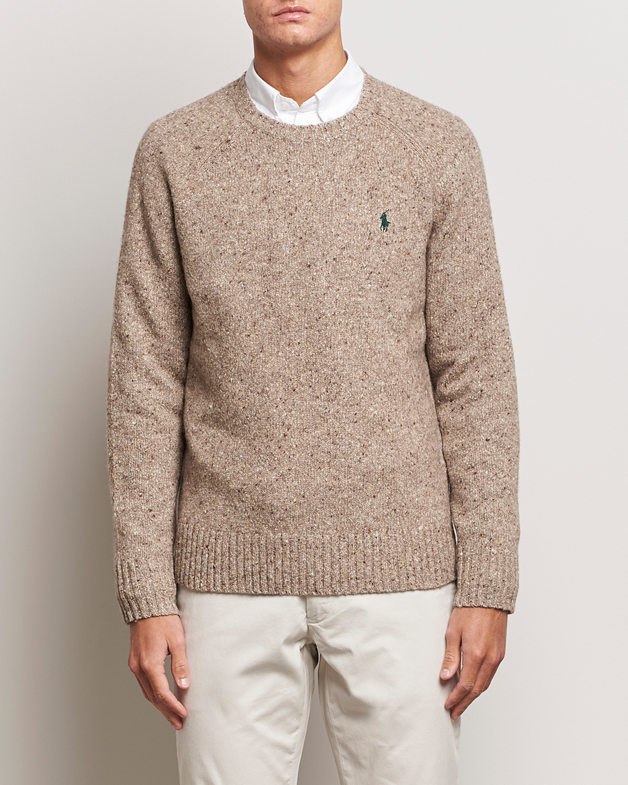 Herr | Tröjor | Polo Ralph Lauren | Wool Knitted Donegal Sweater Bark