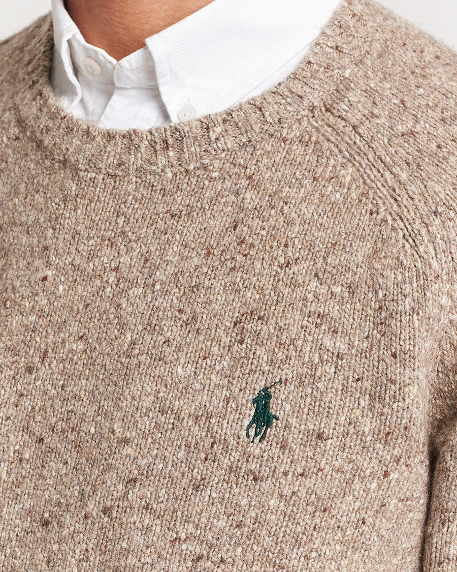 Herr | Tröjor | Polo Ralph Lauren | Wool Knitted Donegal Sweater Bark