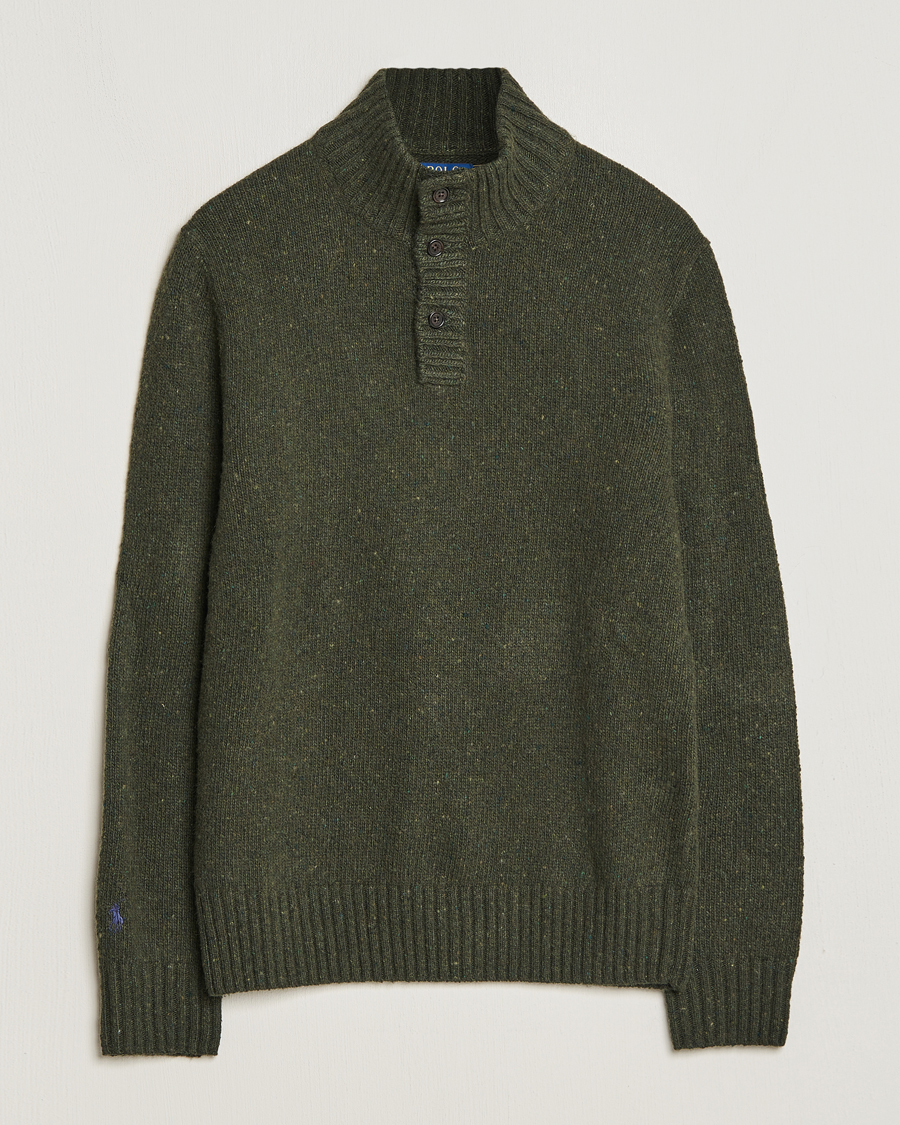 Herr | Tröjor | Polo Ralph Lauren | Wool Knitted Donegal Moss Green